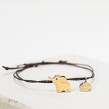 green elephant bracelet